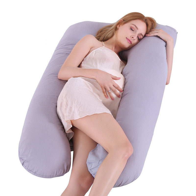 Summer Sleeping Support Pillow For Pregnant Women U Shape Maternity Pillows Pregnancy Ice Silk - LIT-TERAL