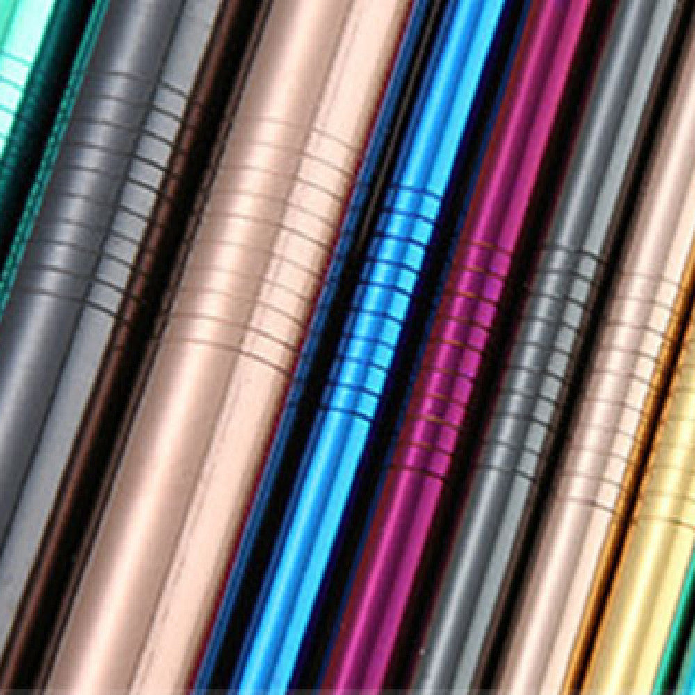 Colored Metal Stainless Steel Straws - LIT-TERAL