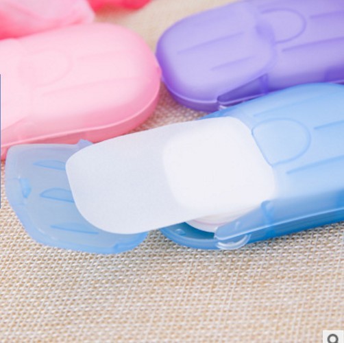 New Convenient Boxed Disposable Mini Soap Tablets For Travel Use - LIT-TERAL