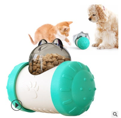 Funny Dog Treat Leaking Toy With Wheel Interactive Toy For Dogs Puppies Cats Pet Products Supplies Accessories - LIT-TERAL