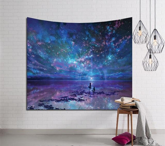 Star Guardian Indian Mandala Tapestry Wall Hanging Bohemian Gypsy Psychedelic Tapiz Witchcraft Tapestry - LIT-TERAL