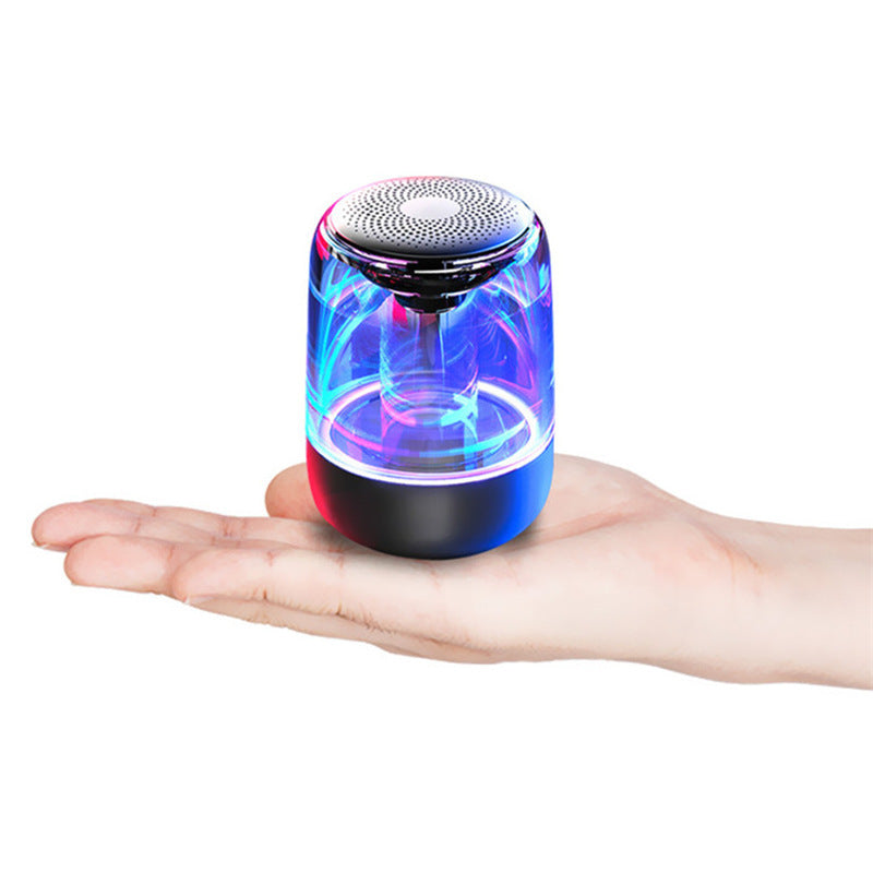 Portable Speakers Bluetooth Column Wireless Bluetooth Speaker Powerful Bass Radio with Variable Color LED Light - LIT-TERAL