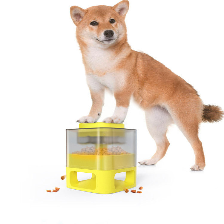 Dog Food Feeder Pet Accessories Cat Feeder Catapult Educational Dog Toys Pet Supplies Food Dispenser Just One Snap Comes Food - LIT-TERAL