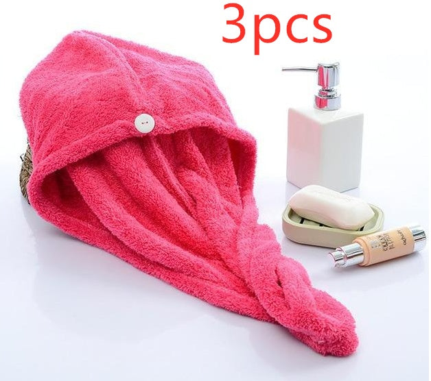 Women's Hair Dryer Cap, Absorbent Dry Hair Towel - LIT-TERAL