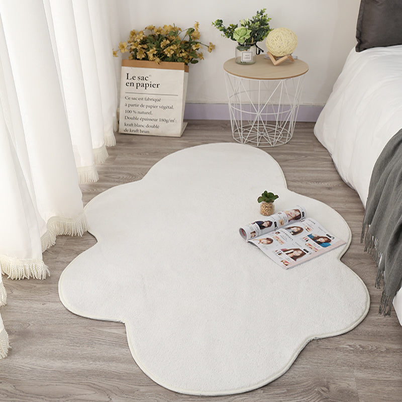 Cute White Cloud Floor Mat, Bedside Mat, Photo Carpet - LIT-TERAL