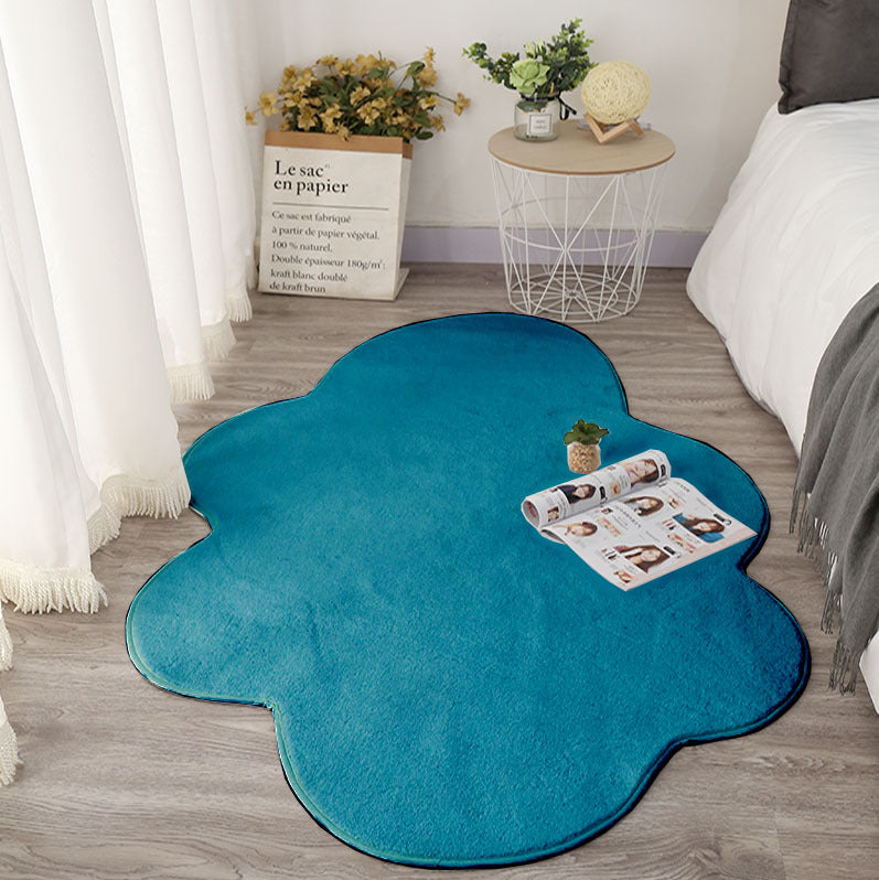 Cute White Cloud Floor Mat, Bedside Mat, Photo Carpet - LIT-TERAL