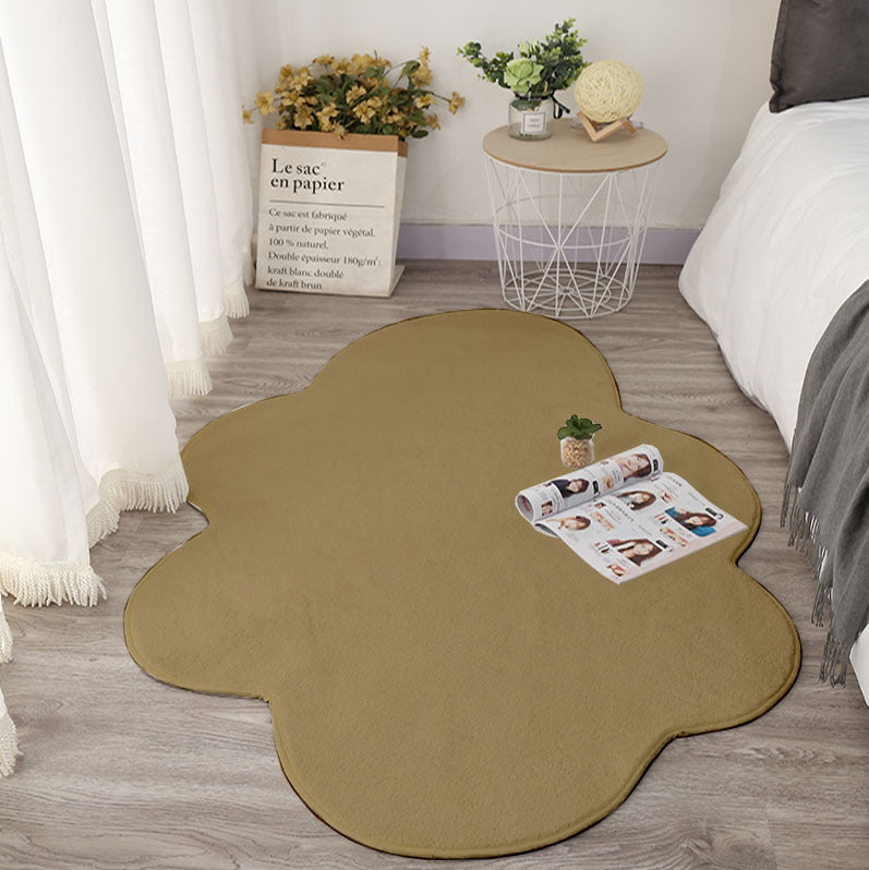 Cute White Cloud Floor Mat, Bedside Mat, Photo Carpet - LIT-TERAL