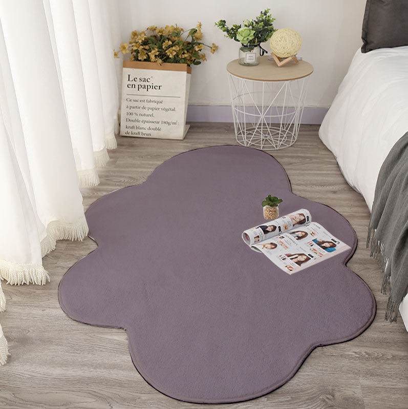 Cute White Cloud Floor Mat, Bedside Mat, Photo Carpet - LIT-TERAL