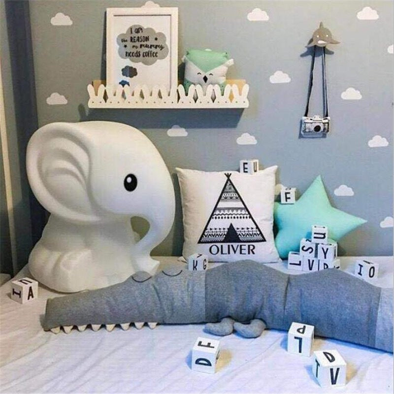 Baby Bedding Cartoon Baby Crib Bumper Pillow Infant Cradle Kids Bed Fence Baby Decoration Room Accessories - LIT-TERAL