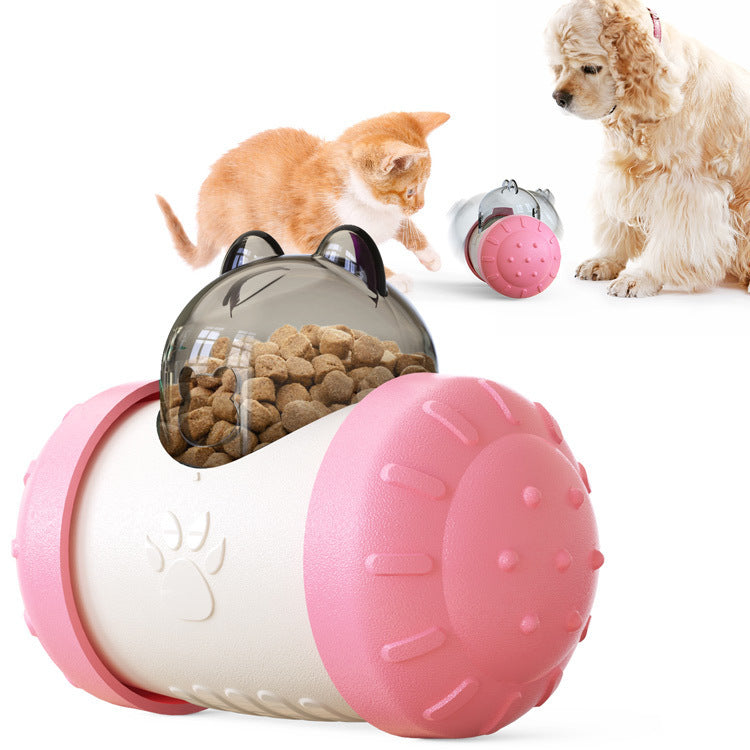 Funny Dog Treat Leaking Toy With Wheel Interactive Toy For Dogs Puppies Cats Pet Products Supplies Accessories - LIT-TERAL