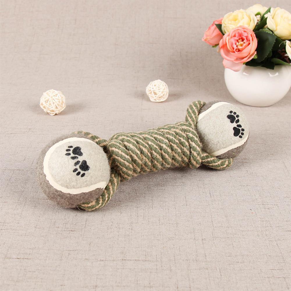 Pet Dog Toys For Large Small Dogs Toy Interactive Cotton Rope Mini Dog Toys Ball For Dogs Accessories Toothbrush Chew Premium Cotton-Poly Tug Toy For Dogs Interactive Rope Dog Toy For Medium  - LIT-TERAL