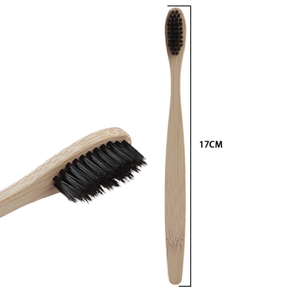 10 Bamboo toothbrushes - LIT-TERAL