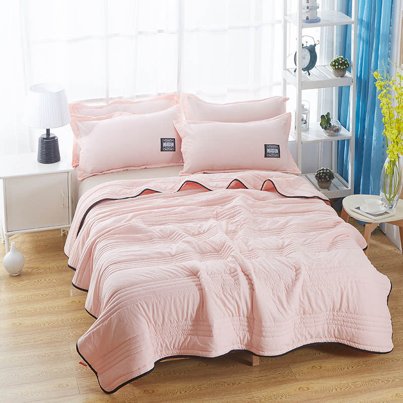 Cooling Blankets Pure Color Summer Quilt Plain Summer Cool Quilt Compressible Air-conditioning Quilt Quilt Blanket - LIT-TERAL