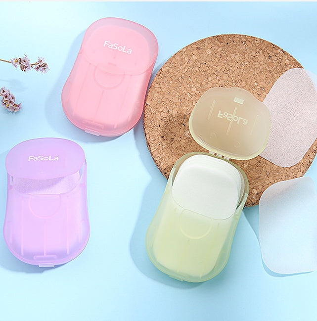 New Convenient Boxed Disposable Mini Soap Tablets For Travel Use - LIT-TERAL