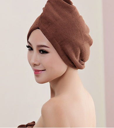 Women's Hair Dryer Cap, Absorbent Dry Hair Towel - LIT-TERAL