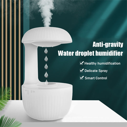 Anti-gravity Air Humidifier Mute Countercurrent Humidifier Levitating Water Drops Cool Mist Maker Fogger Relieve Fatigue - LIT-TERAL