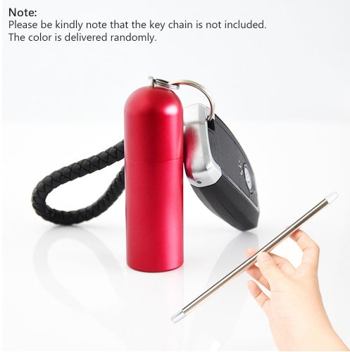 Portable Collapsible Reusable Stainless Steel Straw Eco-Friendly Folding Drinking Straws Foldable Water Tube With Keychain Hole - LIT-TERAL