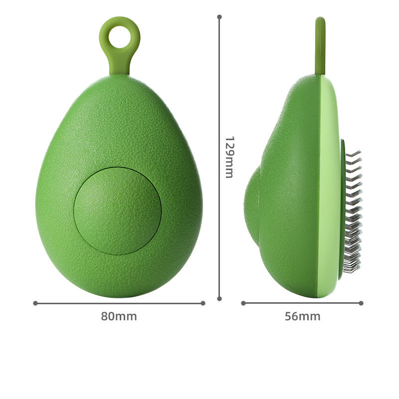 Creative Cat Grooming Comb Portable Massage Brush One-Button Remove Floating Hair Scraper Cats Dogs Pet Self Cleaning Tool Accessories - LIT-TERAL