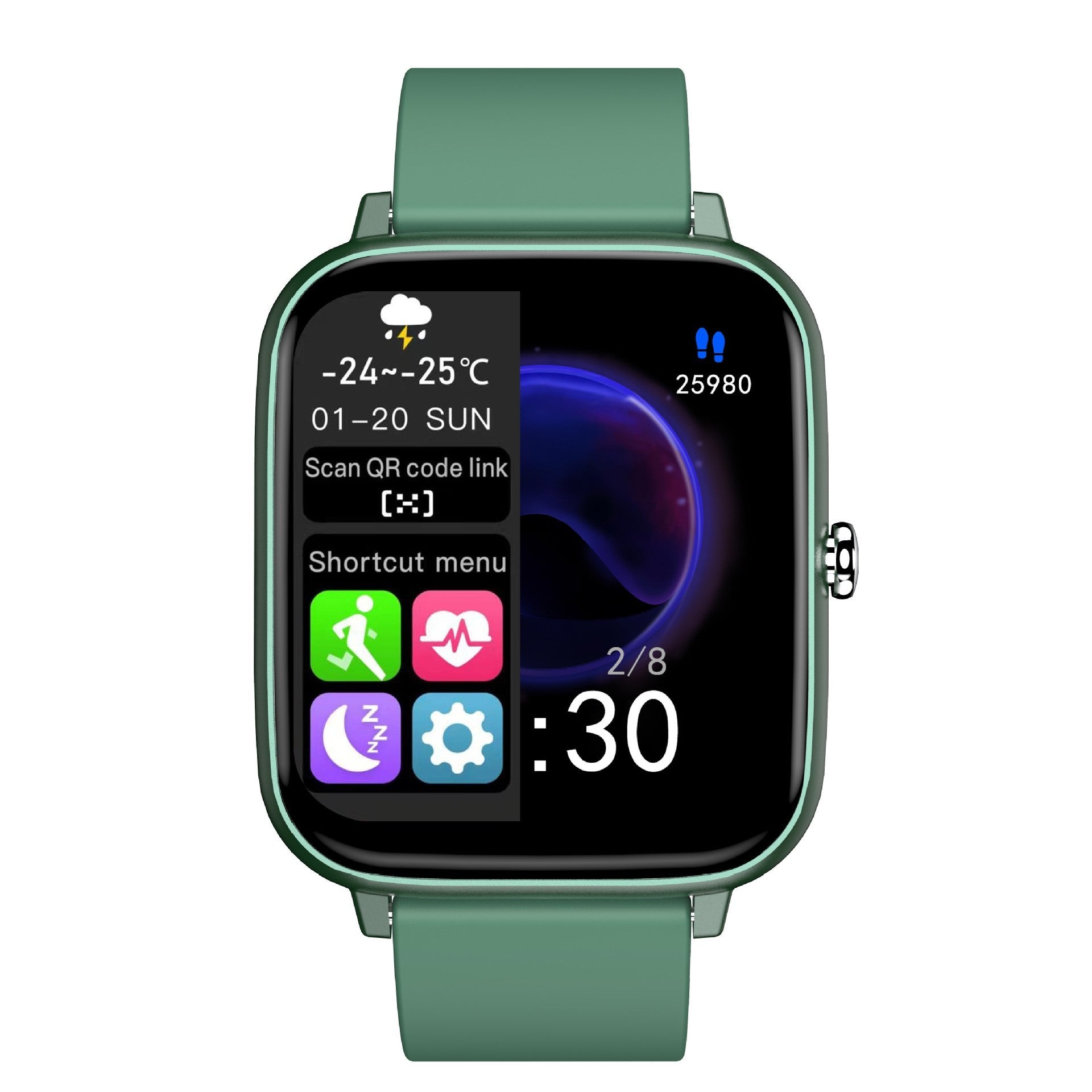 Smartwatch Bluetooth Calling Music Playback Full Touch Mode - LIT-TERAL