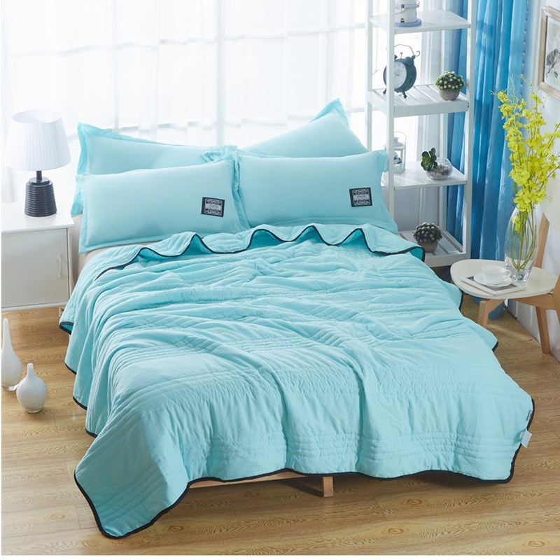 Cooling Blankets Pure Color Summer Quilt Plain Summer Cool Quilt Compressible Air-conditioning Quilt Quilt Blanket - LIT-TERAL