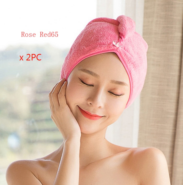 Women's Hair Dryer Cap, Absorbent Dry Hair Towel - LIT-TERAL