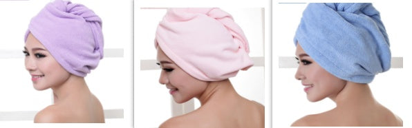 Women's Hair Dryer Cap, Absorbent Dry Hair Towel - LIT-TERAL