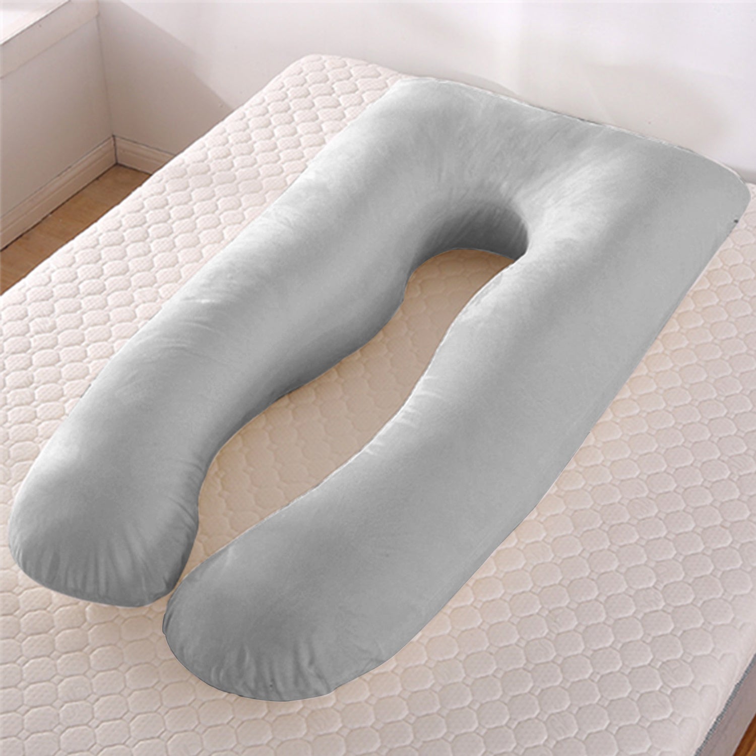 Summer Sleeping Support Pillow For Pregnant Women U Shape Maternity Pillows Pregnancy Ice Silk - LIT-TERAL