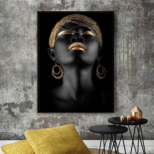 African Woman Decorative Painting - LIT-TERAL