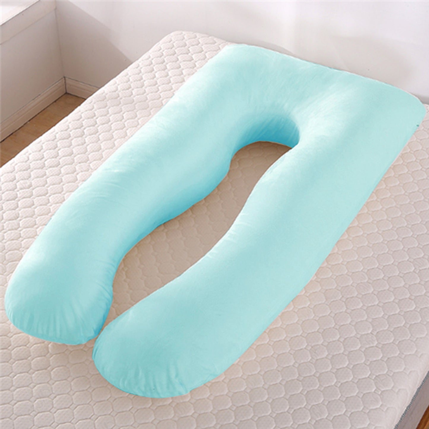 Summer Sleeping Support Pillow For Pregnant Women U Shape Maternity Pillows Pregnancy Ice Silk - LIT-TERAL