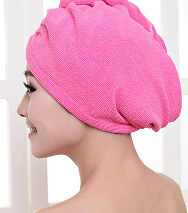 Women's Hair Dryer Cap, Absorbent Dry Hair Towel - LIT-TERAL