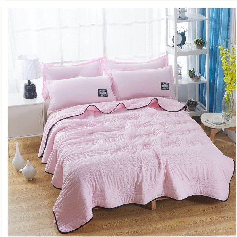 Cooling Blankets Pure Color Summer Quilt Plain Summer Cool Quilt Compressible Air-conditioning Quilt Quilt Blanket - LIT-TERAL