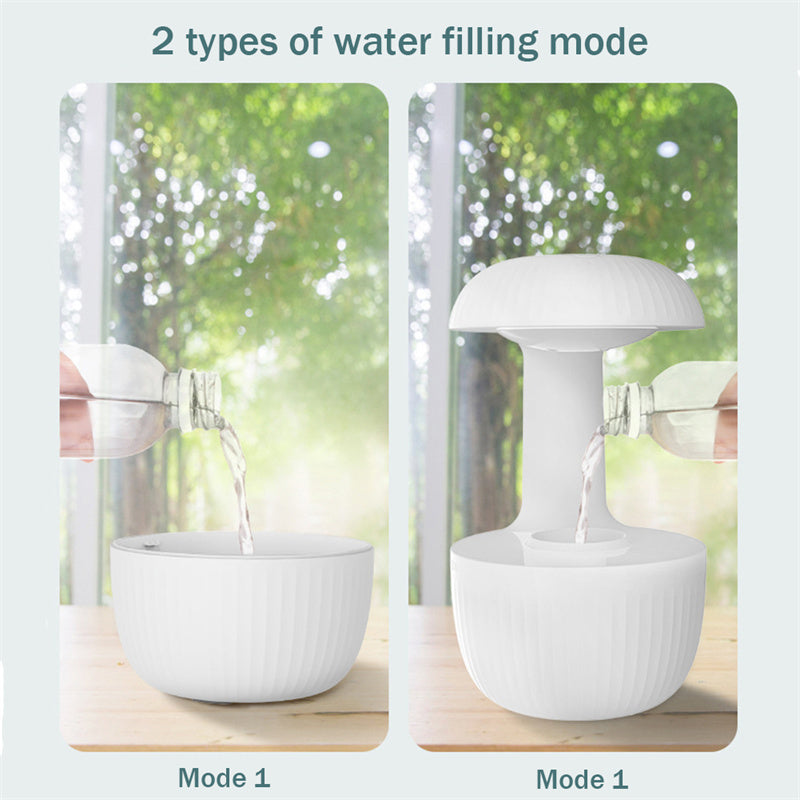 Anti-gravity Air Humidifier Mute Countercurrent Humidifier Levitating Water Drops Cool Mist Maker Fogger Relieve Fatigue - LIT-TERAL