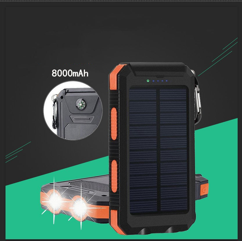 Outdoor Mobile Power Set Solar Power Bank Shell - LIT-TERAL