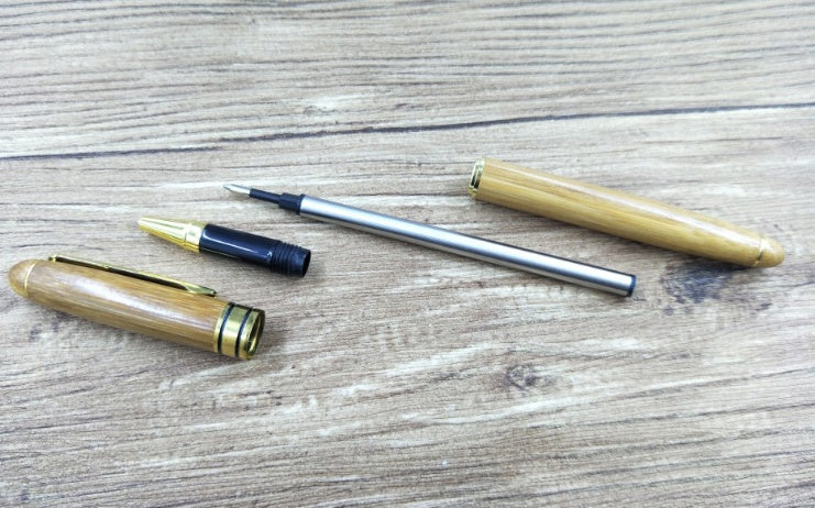 Bamboo Pen Bamboo Pen Pen Ball Pen Lettering Customer Gift Hard Pen Neutral Bamboo Pen - LIT-TERAL