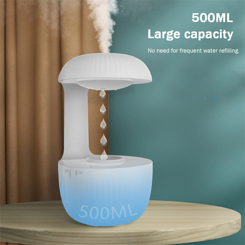 Anti-gravity Air Humidifier Mute Countercurrent Humidifier Levitating Water Drops Cool Mist Maker Fogger Relieve Fatigue - LIT-TERAL