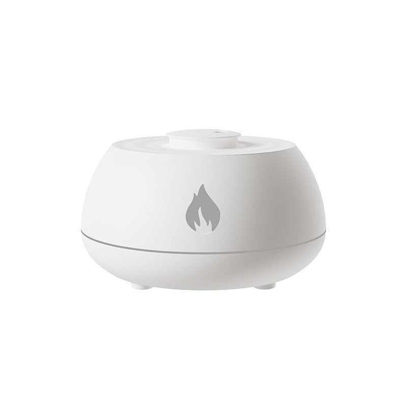 Flame Humidifier Aromatherapy Diffuser 7 Colors Light Home Air Humidifier 130ML USB Room Fragrance Essential Oil Diffuser - LIT-TERAL