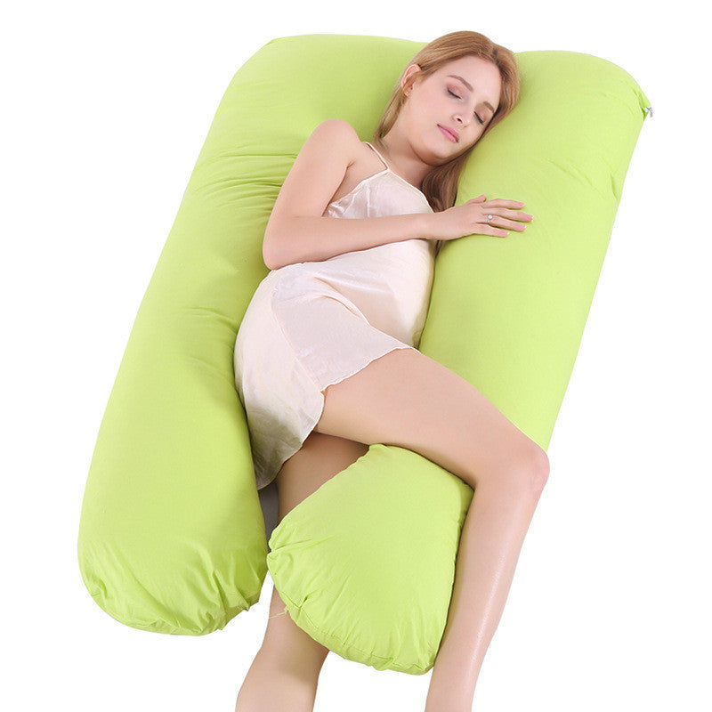 Summer Sleeping Support Pillow For Pregnant Women U Shape Maternity Pillows Pregnancy Ice Silk - LIT-TERAL